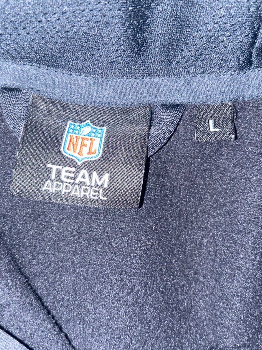 NY Giants Hoodie, NFL Team Apparel, Navy, Large - Picture 5 of 6